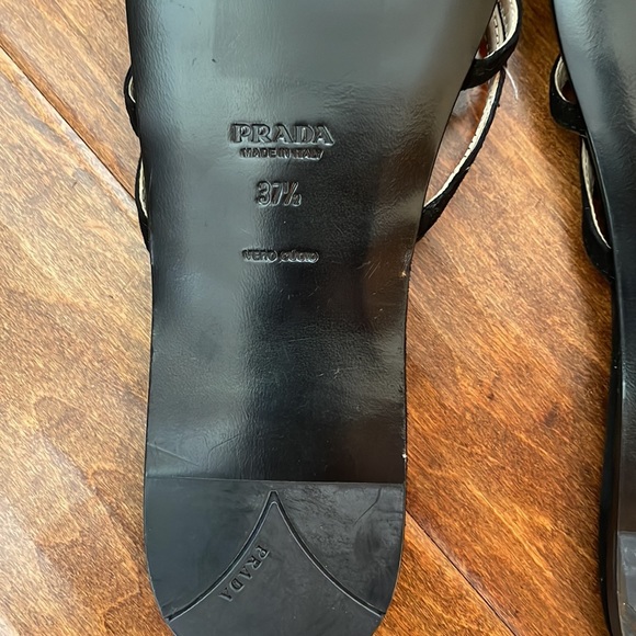 Prada 2008 Fairy Collection slip on thong sandal. NWOT - Picture 7 of 9